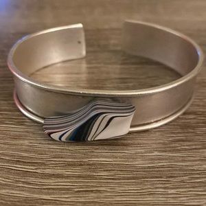 Fordite bracelet